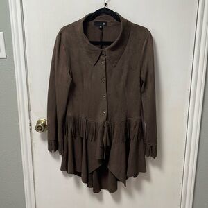 Joh Fringed Jacket in Medium.